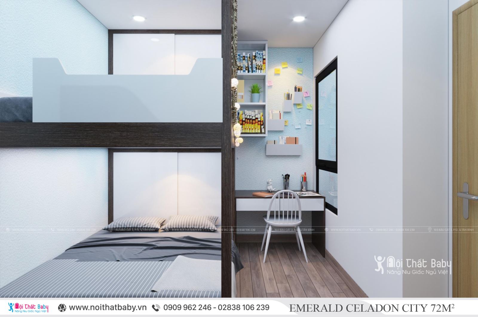 Tổng hợp các mẫu thiết kế nội thất Chung cư Emerald Celadon City